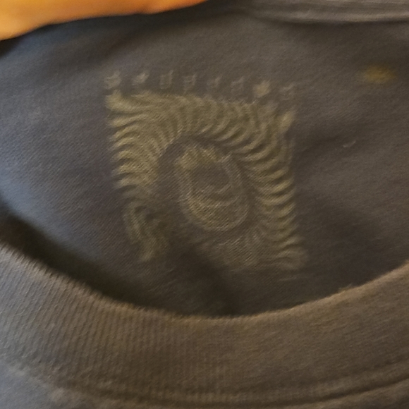 Spitfire Wheels T shirt Men’s Medium Skateboard Blue Cotton fire skate - Picture 3 of 7